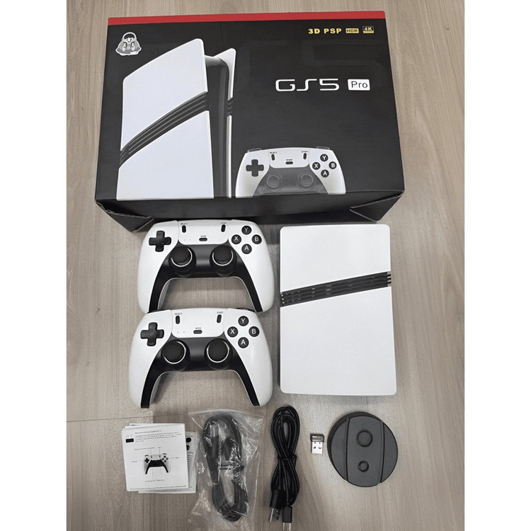 مجموعه کنسول بازی مدل GS5 Pro Game Stick نسخه اورجینال کارتن مشکی