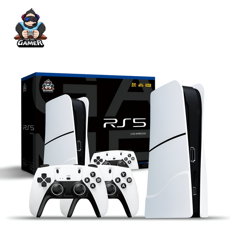 کنسول بازی RS5 GAME BOX نسخه اورجینال همراه مموری ۶۴ گیگ پلمپ