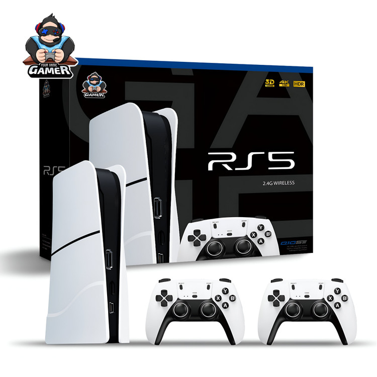 کنسول بازی RS5 GAME BOX نسخه اورجینال همراه مموری ۶۴ گیگ پلمپ