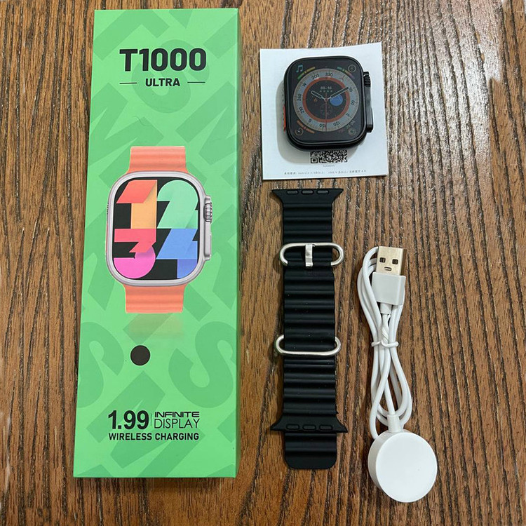 ساعت هوشمند مدل T1000 ULTRA مشکی