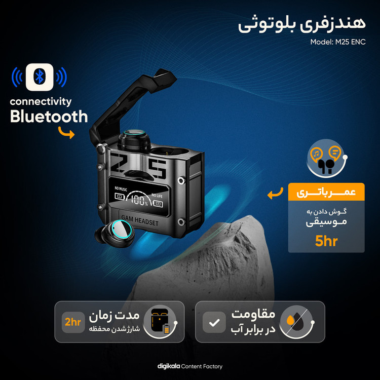 هدفون بلوتوثی دامیکس مدل M25