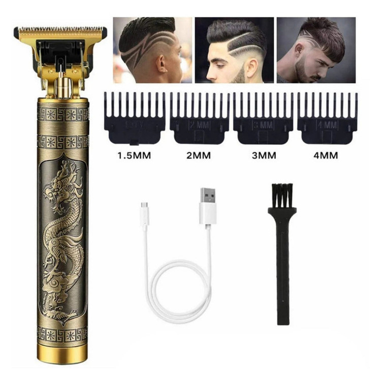 ماشین اصلاح موی سر و صورت شارژی وینتج مدل VINTAGE T9 بدنه فلزی