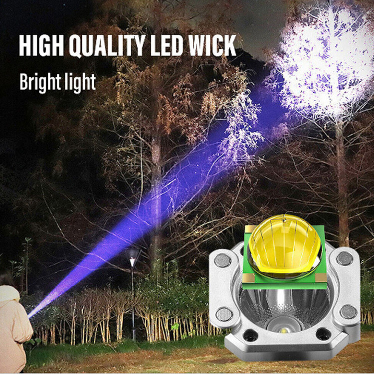 چراغ قوه دستی مدل 8 کاره led torch