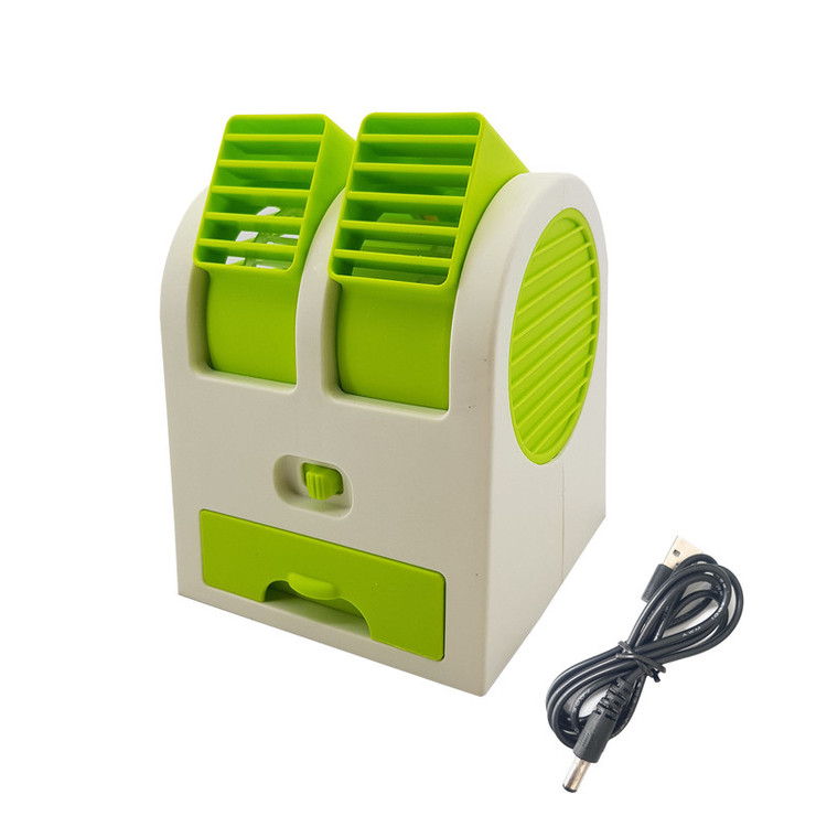 مینی کولر آبی رومیزی دو دریچه USB