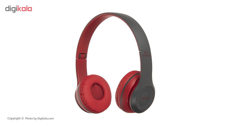 هدفون بلوتوثی مدل P47 بدون قابلیت نویز کنسلینگ، درگاه شارژ Micro USB، دارای شیار کارت حافظه