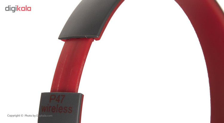 هدفون بلوتوثی مدل P47 بدون قابلیت نویز کنسلینگ، درگاه شارژ Micro USB، دارای شیار کارت حافظه
